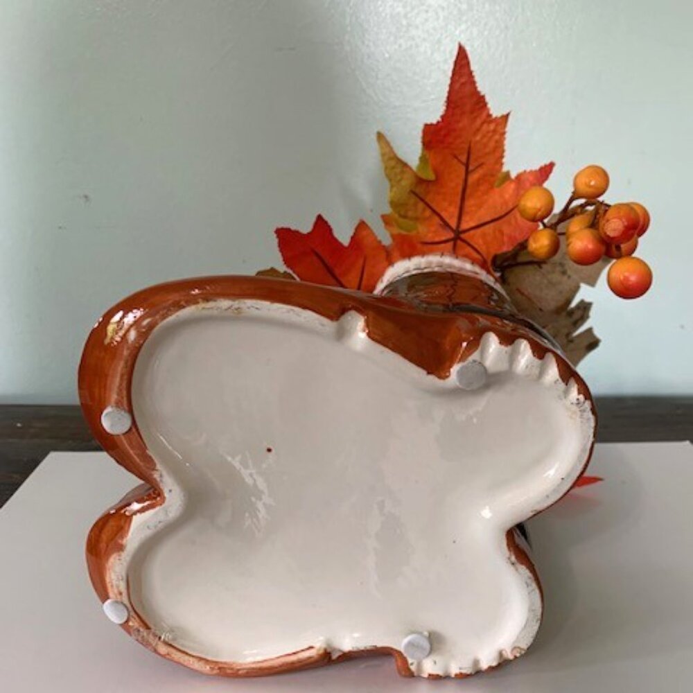 Ceramic Fall Boot Botanical Decor - Picture 8 of 8